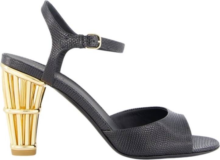 Ferragamo Gouden Kooi Hak Sandaal