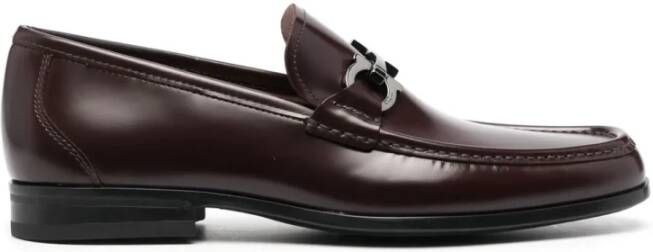Ferragamo Grandioso Gancini-Buckle Loafers