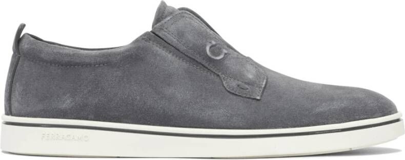 Ferragamo Grijze Loafer Schoenen voor Mannen