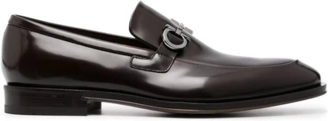 Ferragamo Hickory Metal Suela Kalfsleer Laarzen