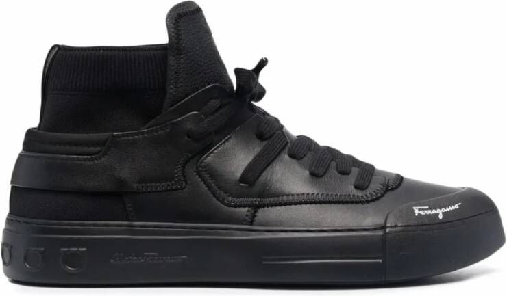 Ferragamo High-Top Leren Sneakers