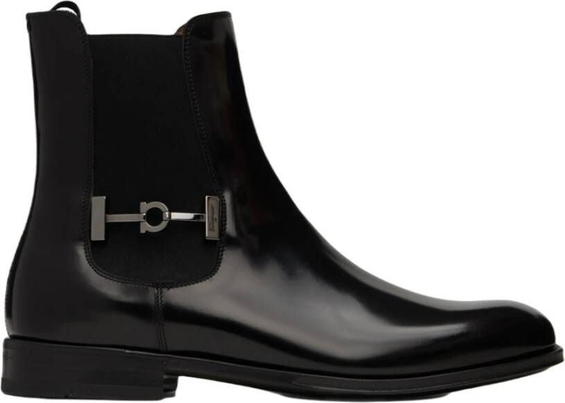 Ferragamo Isidoro Leren Laarzen