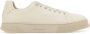 Ferragamo Ivory Leather Sneakers - Thumbnail 1