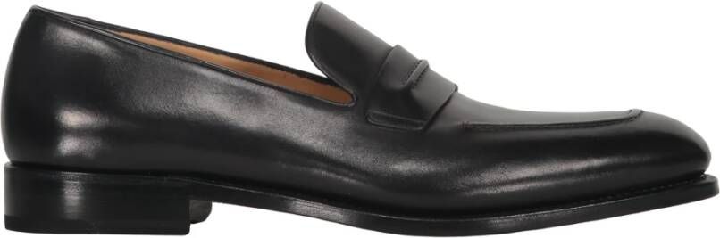 Ferragamo Klassieke Leren Loafers Ronde Neus