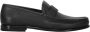 Ferragamo Klassieke Leren Loafers Ronde Neus - Thumbnail 1