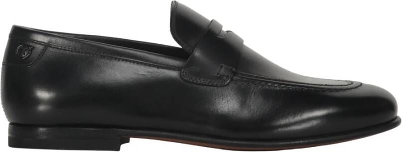 Ferragamo Klassieke Leren Loafers Ronde Neus