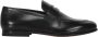 Ferragamo Klassieke Leren Loafers Ronde Neus - Thumbnail 1