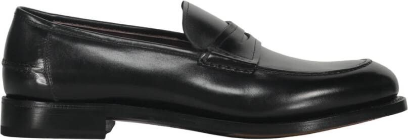 Ferragamo Klassieke Leren Loafers Ronde Neus