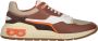 Ferragamo Lage leren sneakers met contrasterende details - Thumbnail 1