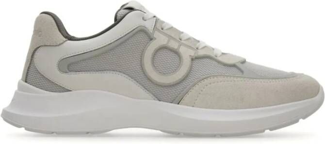 Ferragamo Lage sneaker met Gancini-orna t