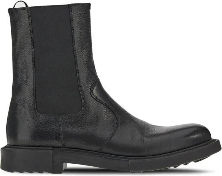 Ferragamo Leren Chelsea Boots