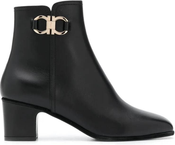 Ferragamo Leren Enkellaarsjes