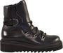 Ferragamo Leren Enkellaarsjes met Ritssluiting - Thumbnail 1