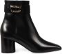 Ferragamo Leren enkellaarsjes van lamsleer - Thumbnail 1