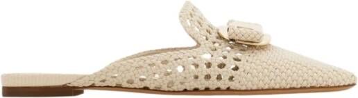 Ferragamo Leren Trenchy Muiltjes