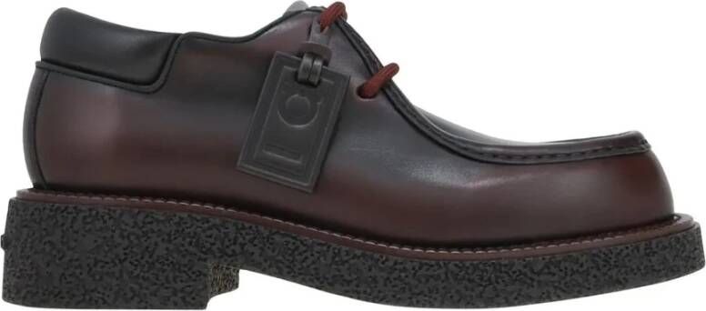 Ferragamo Leren Veterschoenen