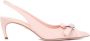 Ferragamo Lichtroze Brilda Pumps met Strik - Thumbnail 1