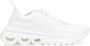 Ferragamo Low-Top Sneakers met Nubuck Inzetstukken - Thumbnail 1
