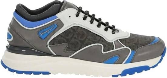 Ferragamo Luxe Leren Logo Sneakers