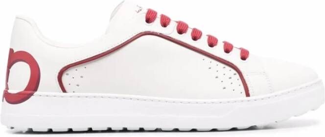 Ferragamo hattan Gancini-Print Sneakers