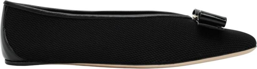 Ferragamo Mesh Ronde Neus Ballerina Flats