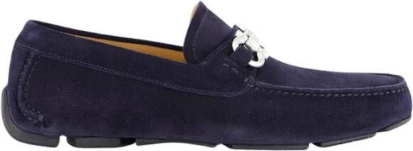 Ferragamo Midnight Blue Gancini Driver Schoenen
