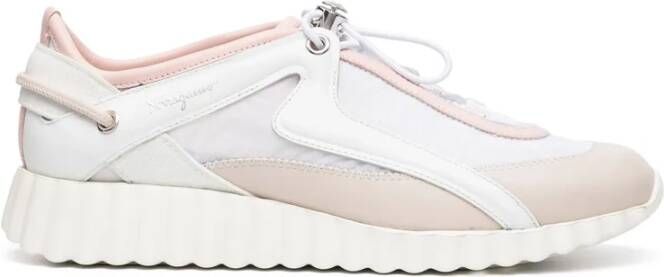 Ferragamo Pixie Panelled Low-Top Sneakers