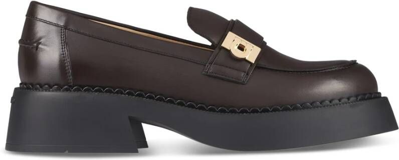Ferragamo Platte Schoenen New Port T Moro