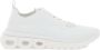 Salvatore Ferragamo Hardloopschoenen met mesh en leren inzetstukken White Heren - Thumbnail 1