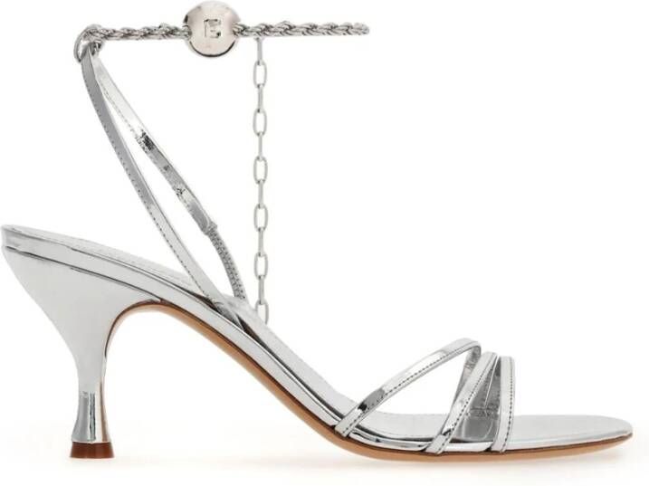 Ferragamo Sandalen met kettingband van leer