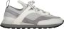 Ferragamo Sneakers met suède inzetstukken en tweekleurige veters - Thumbnail 1