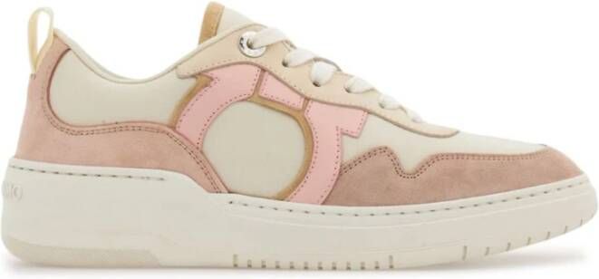 Salvatore Ferragamo Casual Sneakers voor Mannen en Vrouwen Pink Dames