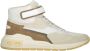 Ferragamo Stijlvolle High-top Sneakers met Stoffen Inzetstukken - Thumbnail 1