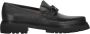 Ferragamo Stijlvolle leren loafers met metalen detail - Thumbnail 1