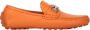Ferragamo Stijlvolle leren loafers met metalen detail - Thumbnail 1