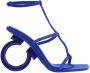 Ferragamo Stijlvolle Leren Sandalen met Enkel Gesp - Thumbnail 1