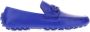 Salvatore Ferragamo Blauwe Logo Loafers Leren Schoenen Blue Heren - Thumbnail 13