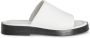 Salvatore Ferragamo Witte Leren Slippers White Dames - Thumbnail 1