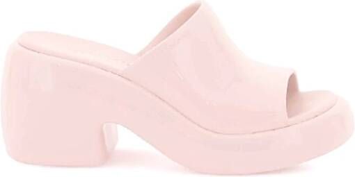 Salvatore Ferragamo Deva-slippers met logo Pink Dames