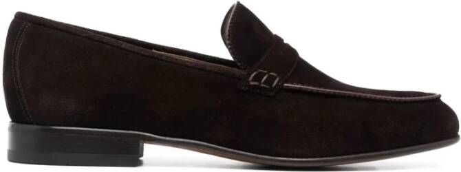 Ferragamo Suede Penny Loafers
