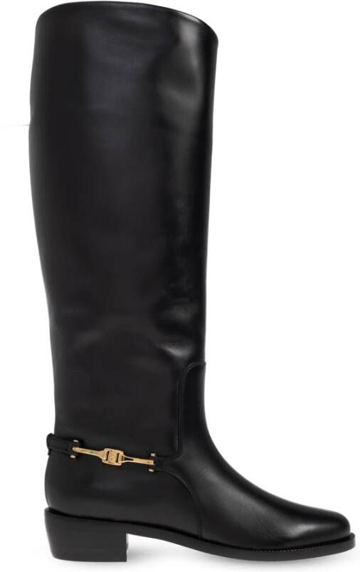 Ferragamo Therma leren laarzen