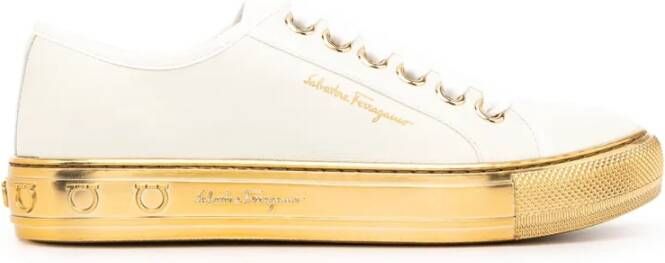 Ferragamo Tully Gancini-Sole Sneakers