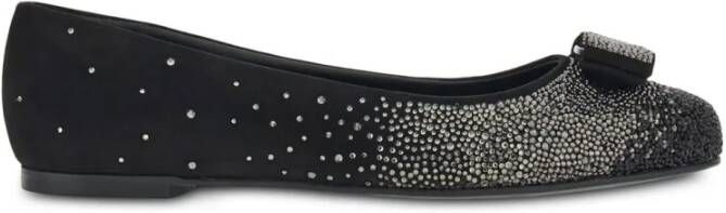 Salvatore Ferragamo Ballerina's Zwart Dames