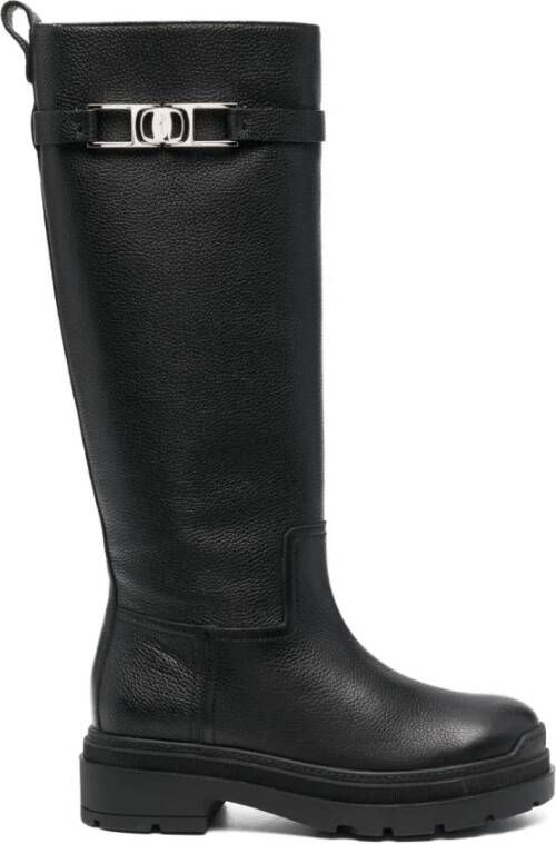 Ferragamo Vara Chain Knee-High Laarzen