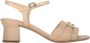 Ferragamo Verstelbare leren sandalen met frontlogo - Thumbnail 1