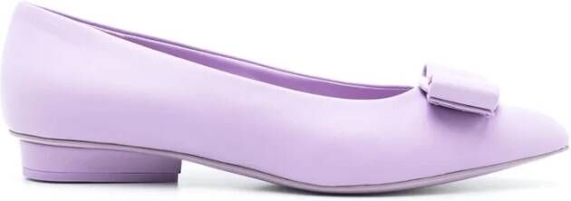 Ferragamo Viva Bow Ballerina Shoes