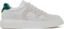 Salvatore Ferragamo Lage leren sneakers met suède inzetstukken White Heren - Thumbnail 1