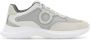Ferragamo Witte Leren en Mesh Bay Man Sneakers - Thumbnail 1
