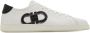 Ferragamo Witte Sneakers met Gancini Print - Thumbnail 1