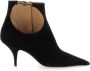 Ferragamo Zwarte Bootie Mid-Hak Agia Laarzen - Thumbnail 1
